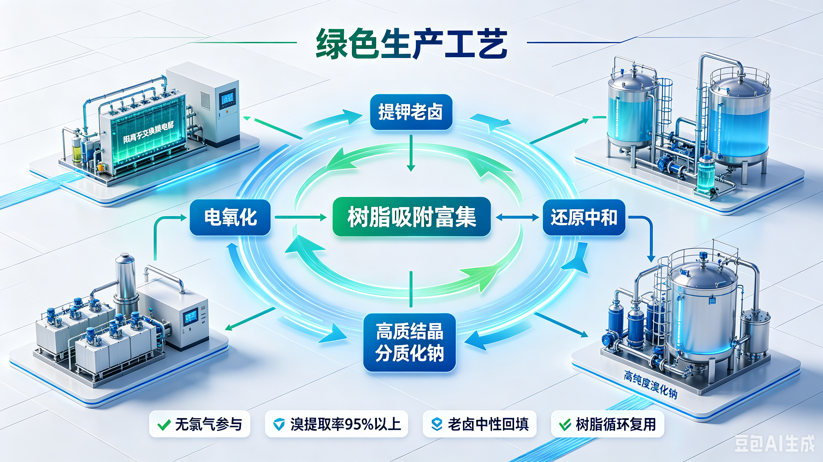 溴化鈉廠(chǎng)家科普：溴化鈉特性、用途及新型綠色生產(chǎn)工藝